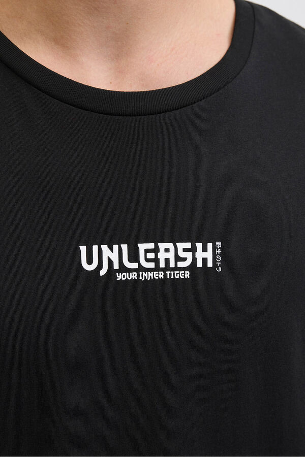 Jack & Jones T-Shirt mit Rückenprint Schwarz