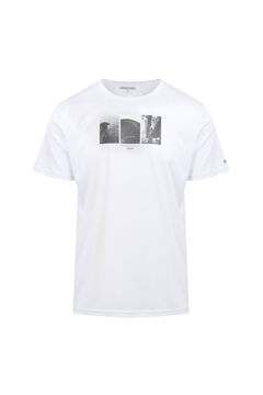 Springfield Technisches T-Shirt blanco