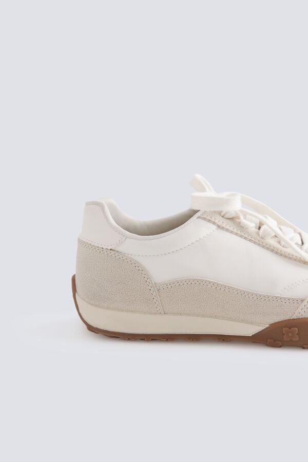 Springfield Glitter star sneakers white