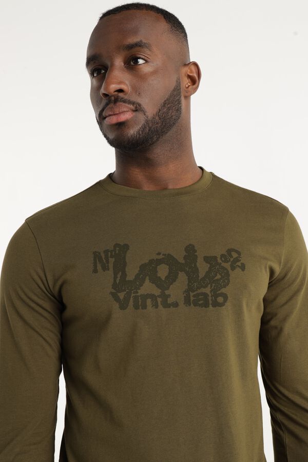 Lois T-shirt de manga comprida verde
