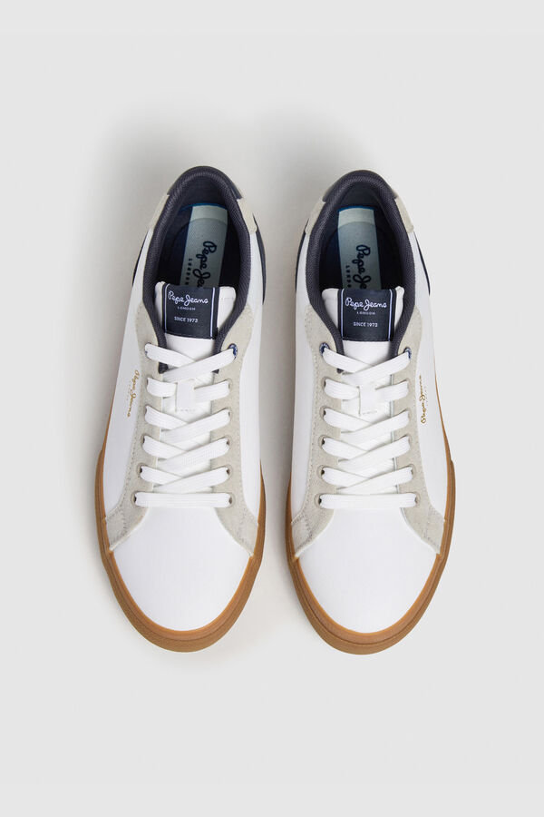 Pepe Jeans Zapatillas bajas cl&aacute;sicas marfil