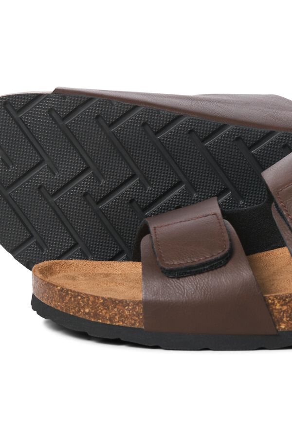 Jack & Jones Lightweight sole strap sandals nude