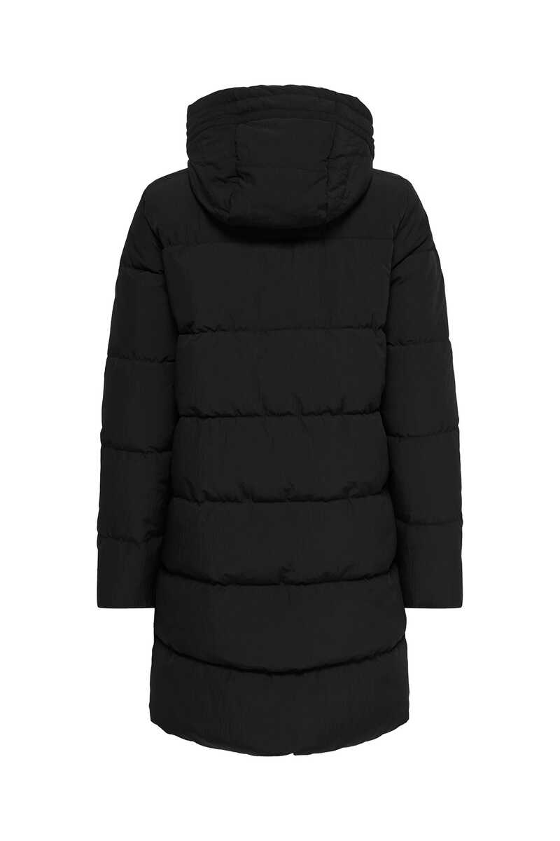 Springfield High neck puffer coat black