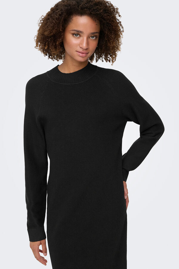 JDY Strick- kurzes Kleid Schwarz