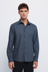 Springfield Two-tone structured dress shirt