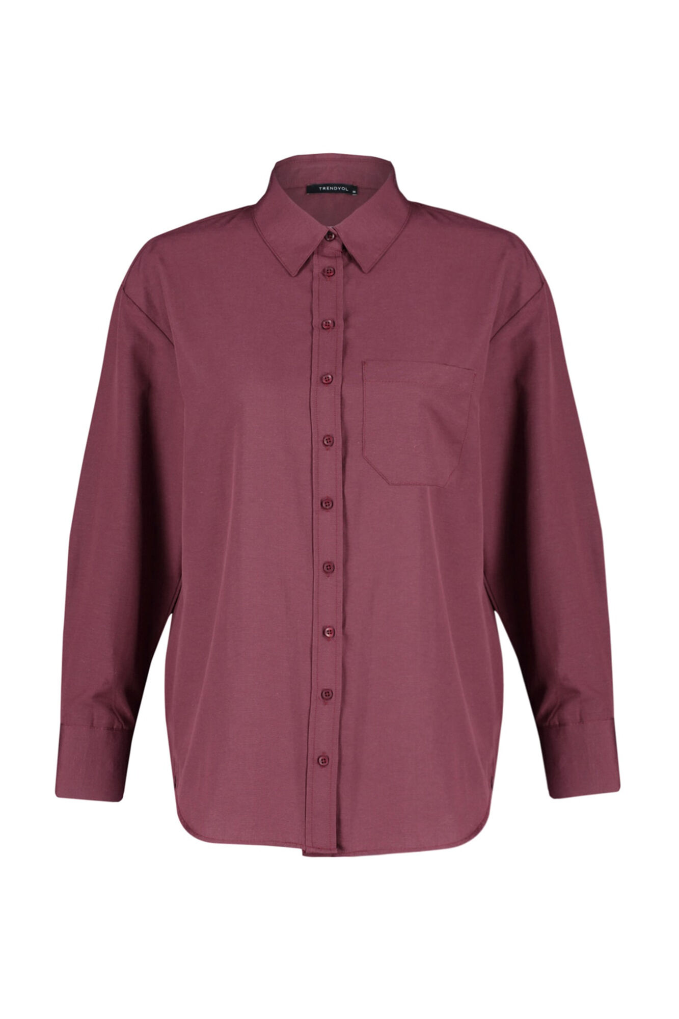 Trendyol Camisa de algod&oacute;n oversize