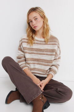 Springfield Camisola riscas degradadas