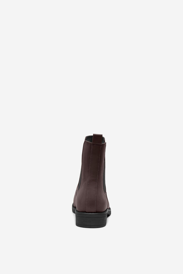 Only Flat chelsea ankle boot brown