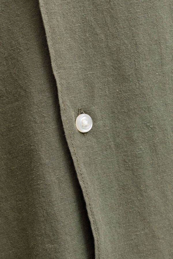 Jack & Jones Linen resort shirt nude