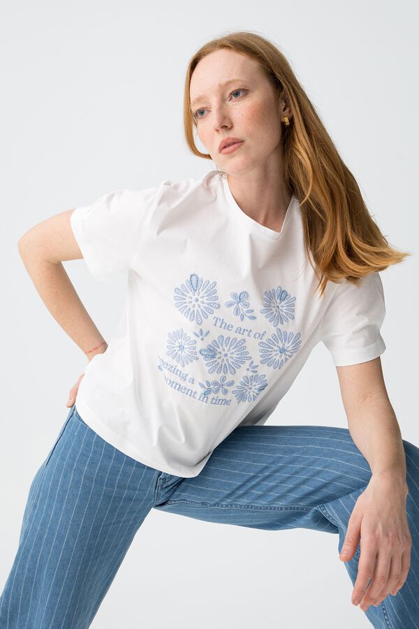 Tiffosi Relaxed fit T-shirt blanc