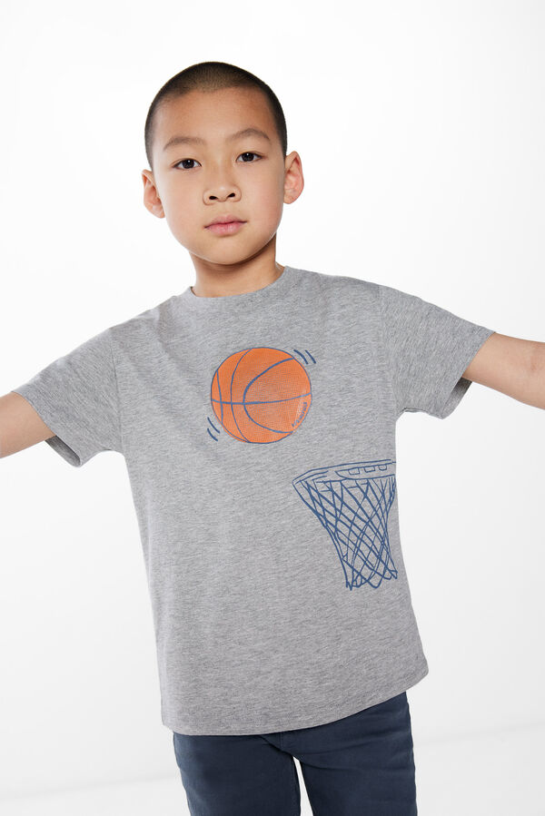Springfield Boys' basketball print T-shirt Siva