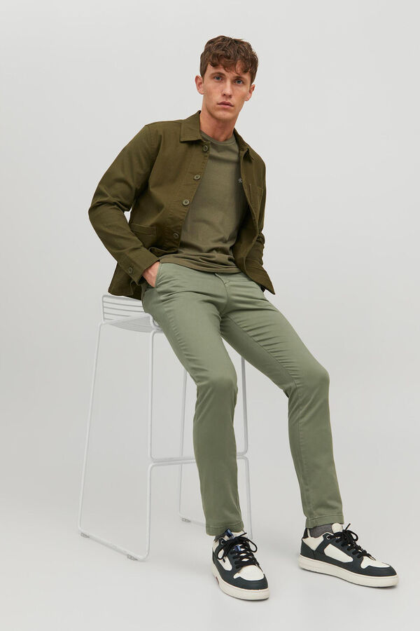 Jack & Jones Slim fit chinos green
