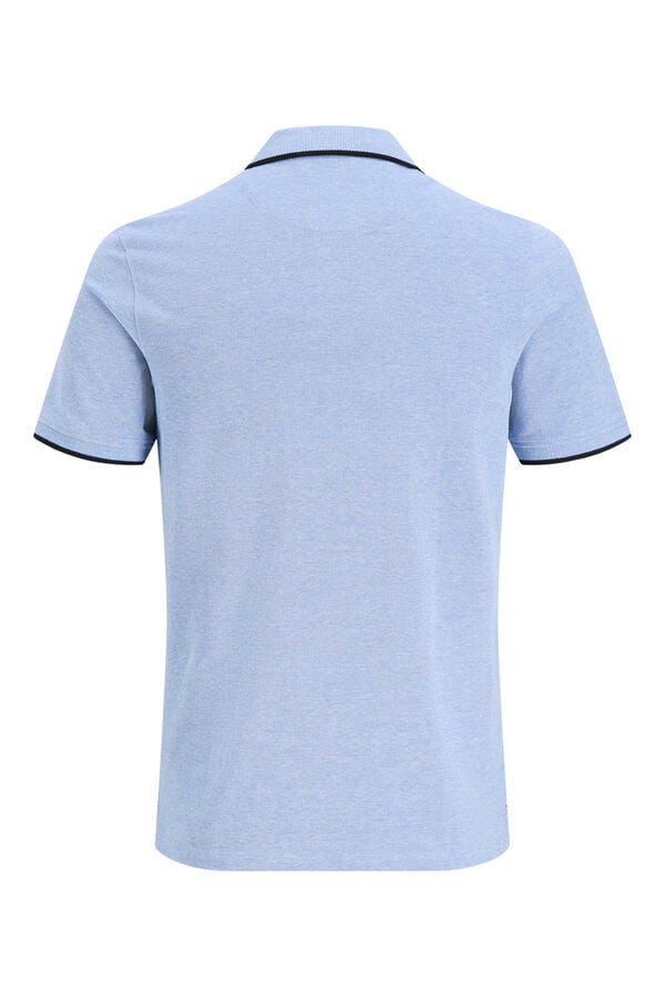 Jack & Jones Polo de algod&oacute;n b&aacute;sico azul