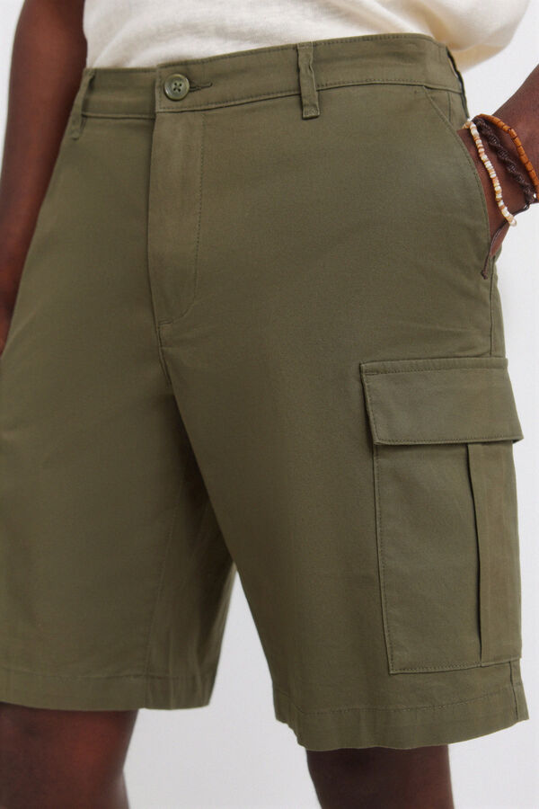 Springfield Bermuda cargo coupe confort imprim&eacute;