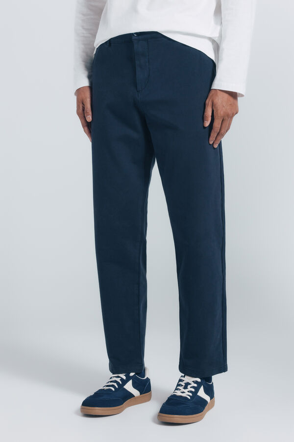 Springfield Slim fit comfort chinos blue