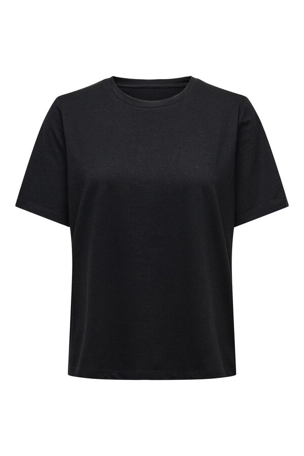 Springfield T-shirt básica de manga curta preto