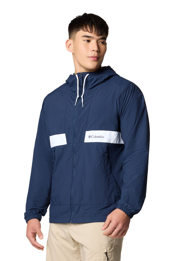 Columbia Hooded windbreaker blue