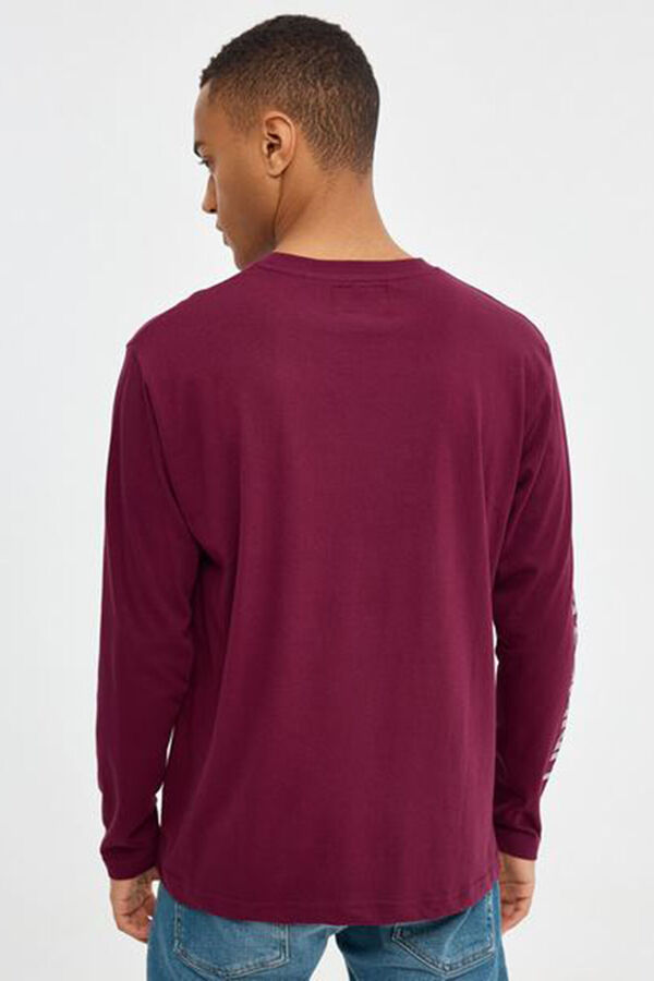 Inside T-shirt com estampado de cidade estampado