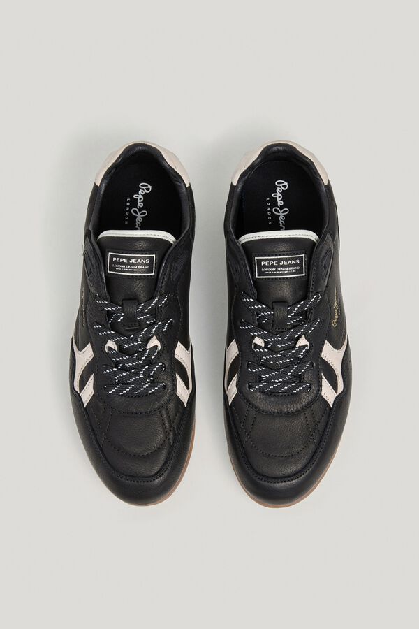 Pepe Jeans Leather sneakers black
