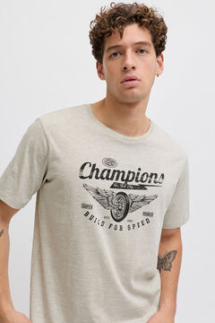 JJ REBEL T-shirt b&aacute;sica manga curta