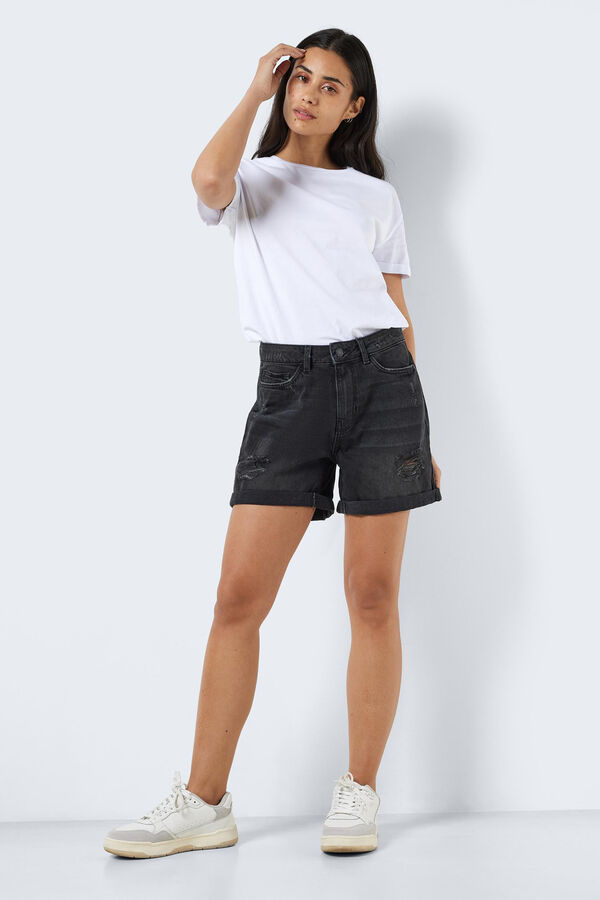 Springfield Shorts with turn up hems black