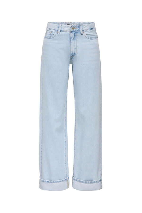 Only Cal&ccedil;as jeans de perna larga  azul