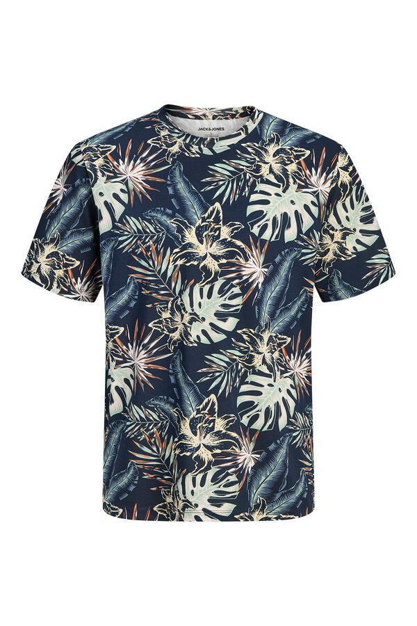 Jack & Jones Printed regular fit T-shirt blue
