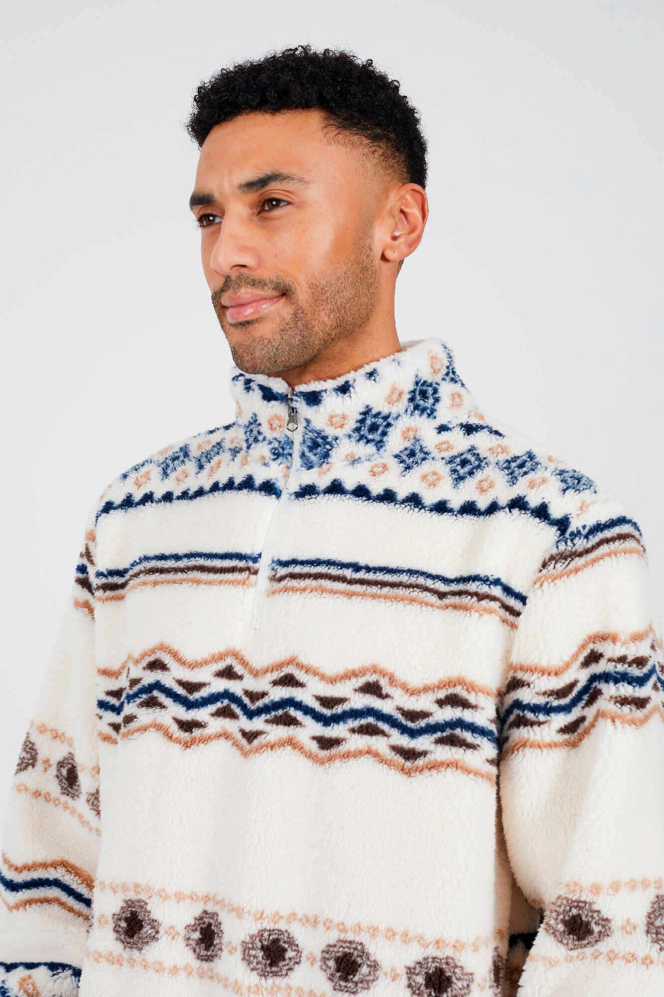 Brave Soul Sudadera cuello cremallera