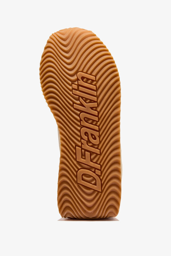D. Franklin Zapatillas retro nylon con cord&oacute;n kaki