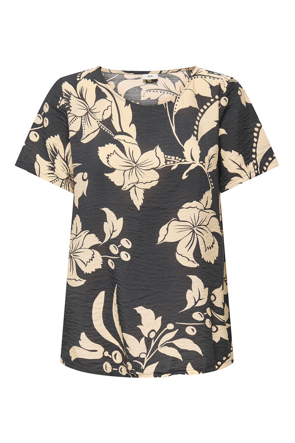 JDY Camiseta manga corta estampada negro