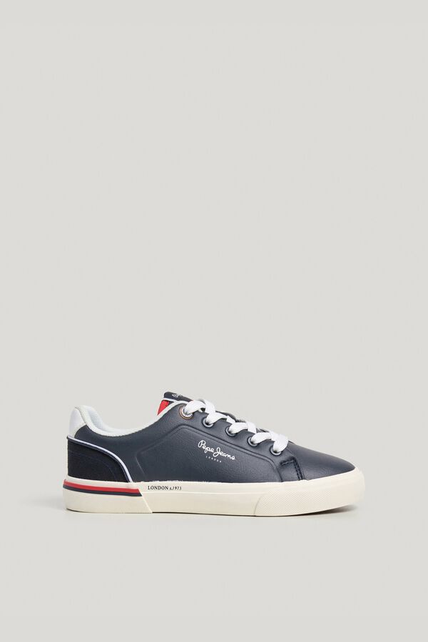 Pepe Jeans Classic vulcanised sole sneakers blue