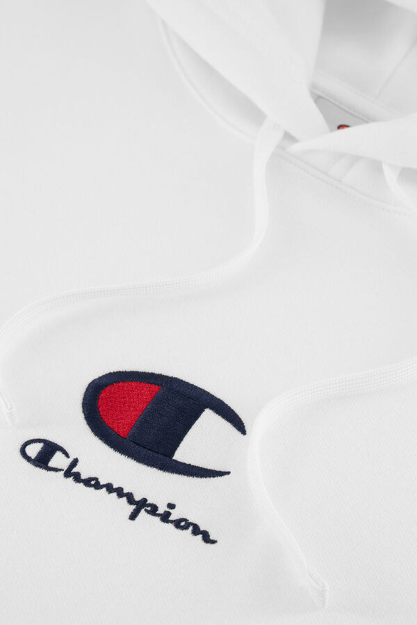 Champion Sweatshirt with hood white