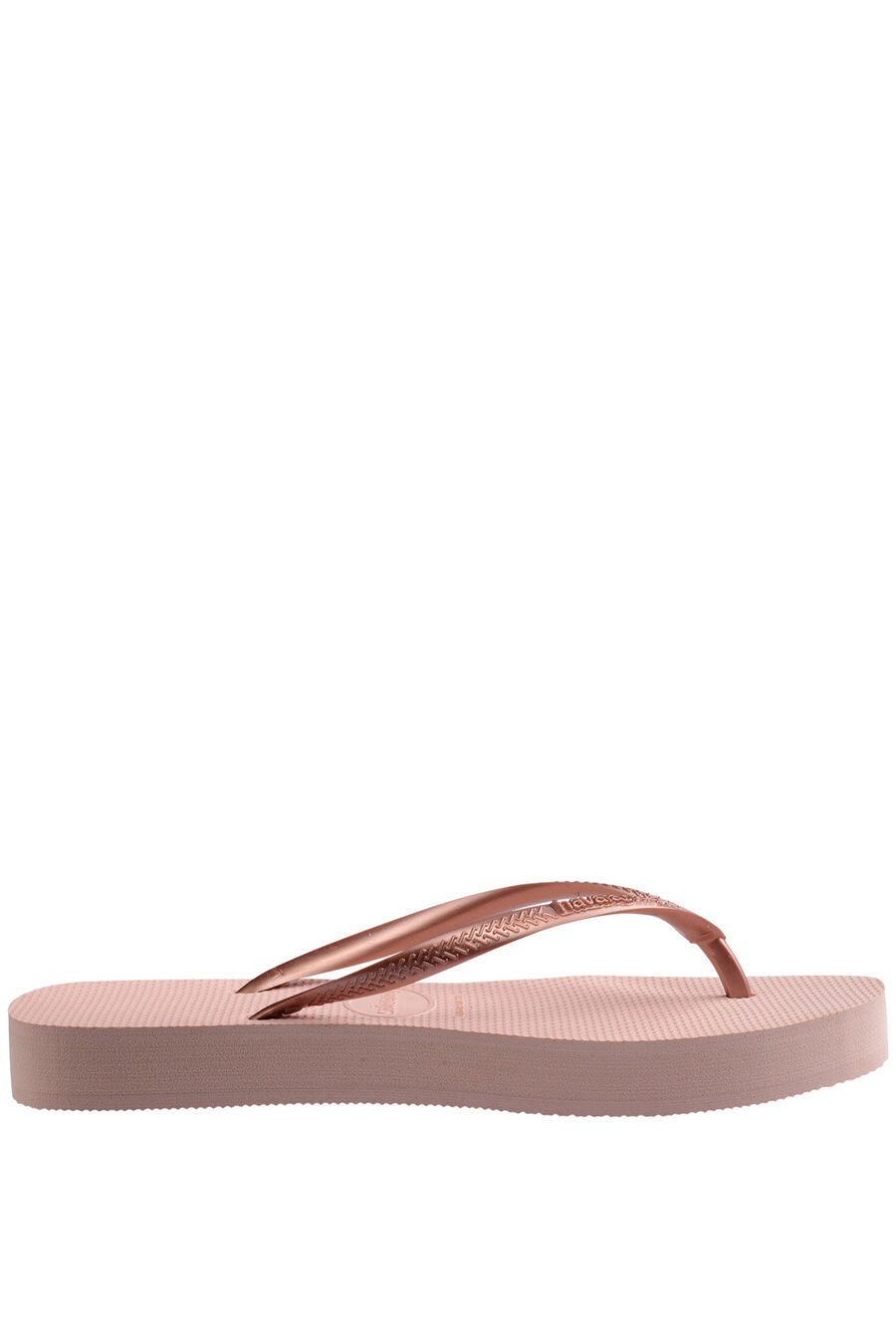 Chanclas plataforma goma