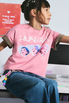 Springfield Kids Camiseta manga corta "KPOP HUNTRIX&trade; Netflix &copy;" ni&ntilde;a