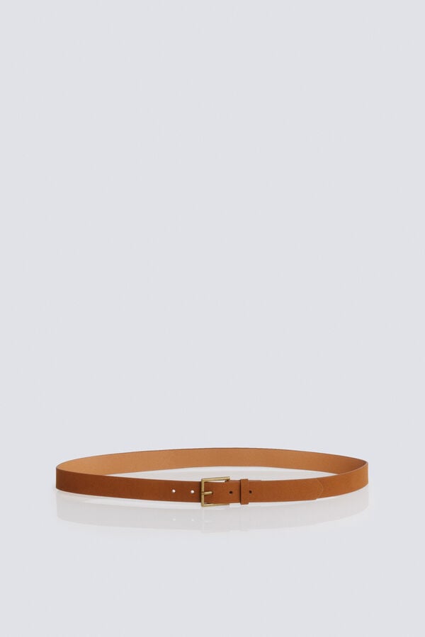 Springfield Suede-effect belt nude