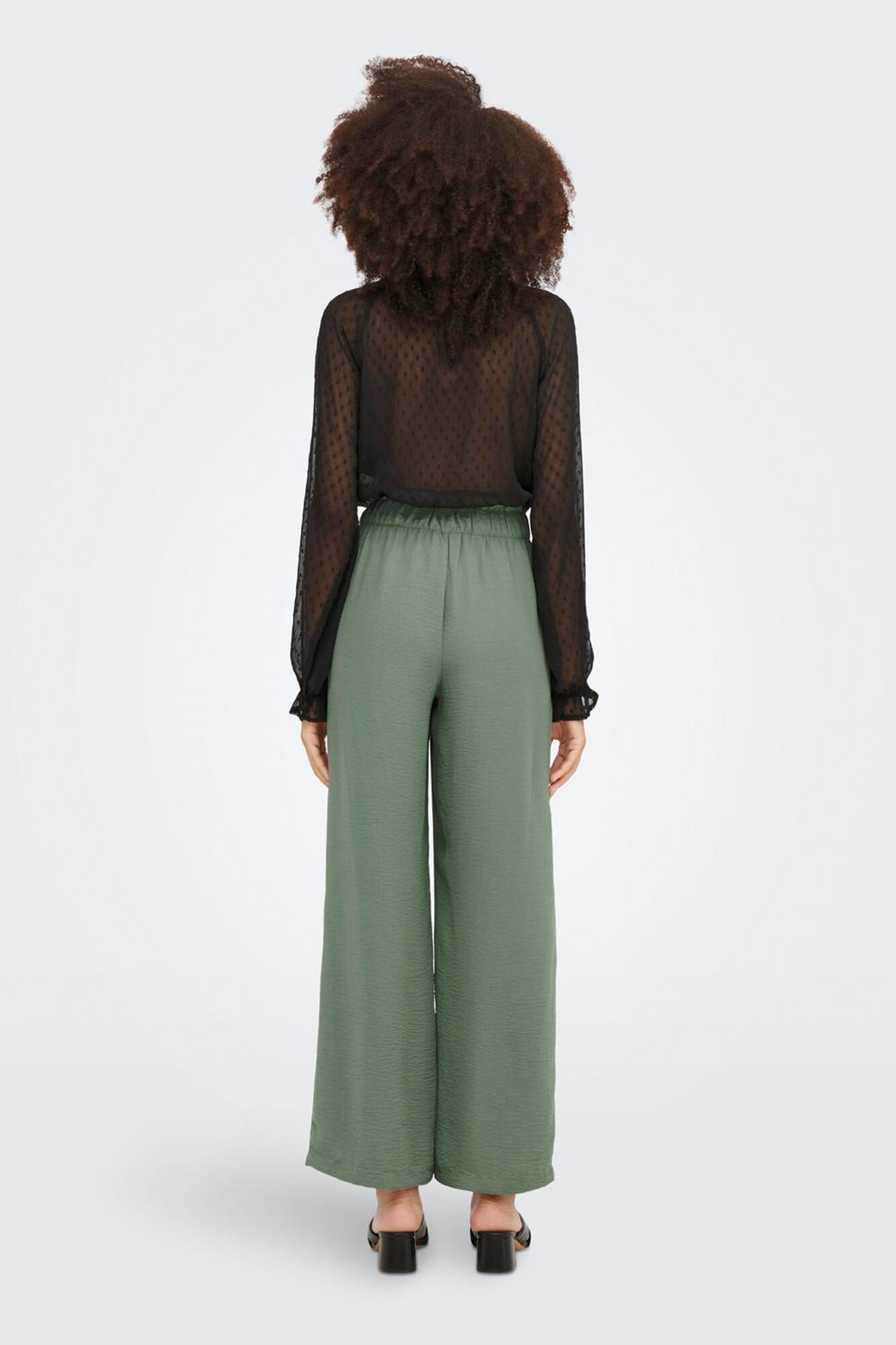 JDY Pantal&oacute;n ancho con el&aacute;stico