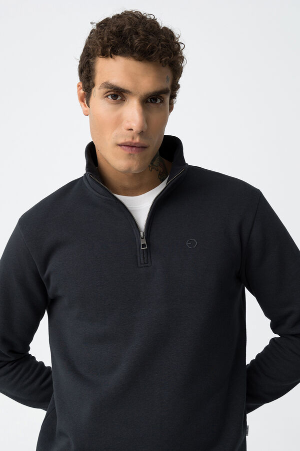 Tiffosi Sudadera con Cremallera azul