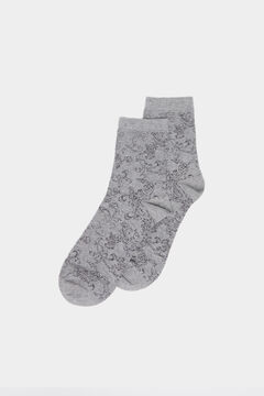 Springfield Paisley socks grey mix