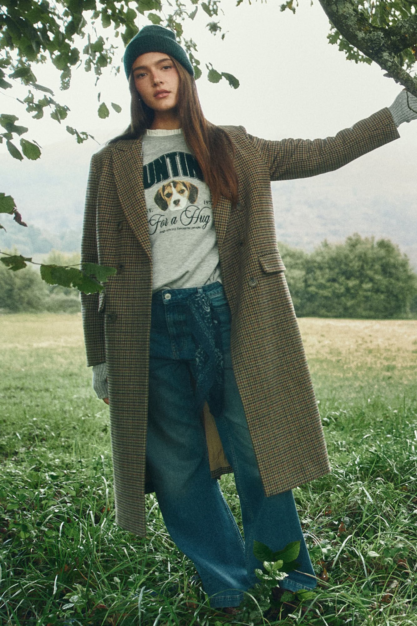 Springfield Casaco longo xadrez sobretudo