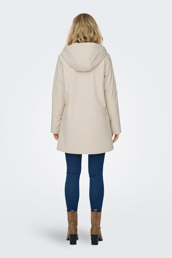 Only Esőkab&aacute;t pol&aacute;rral sz&uuml;rke