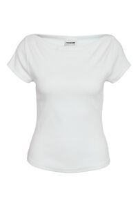 Noisy May Camiseta de manga corta con cuello barco