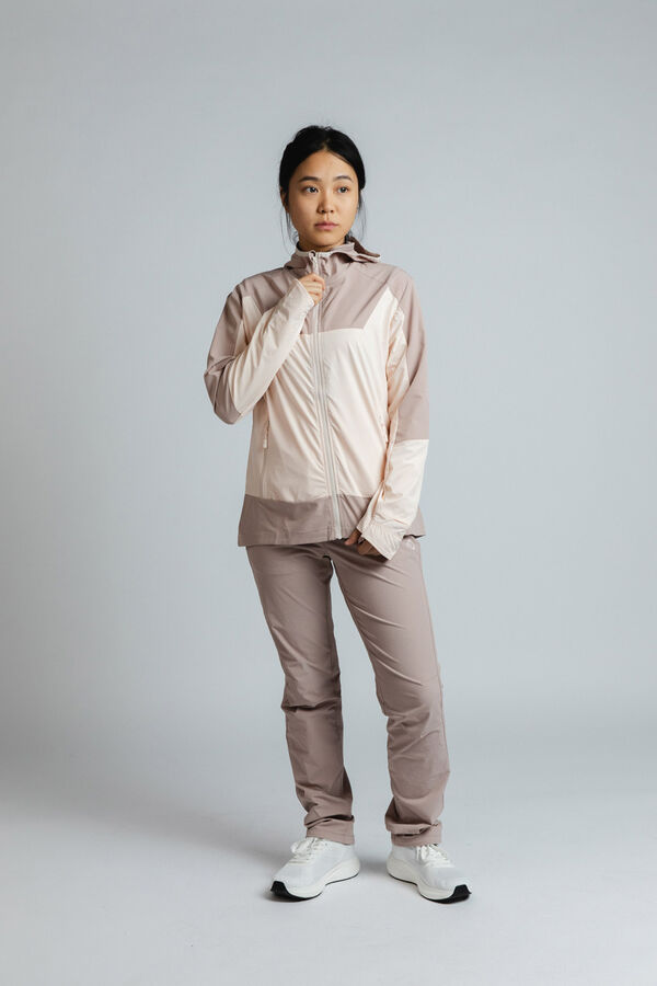 Izas Lightweight hooded jacket pink