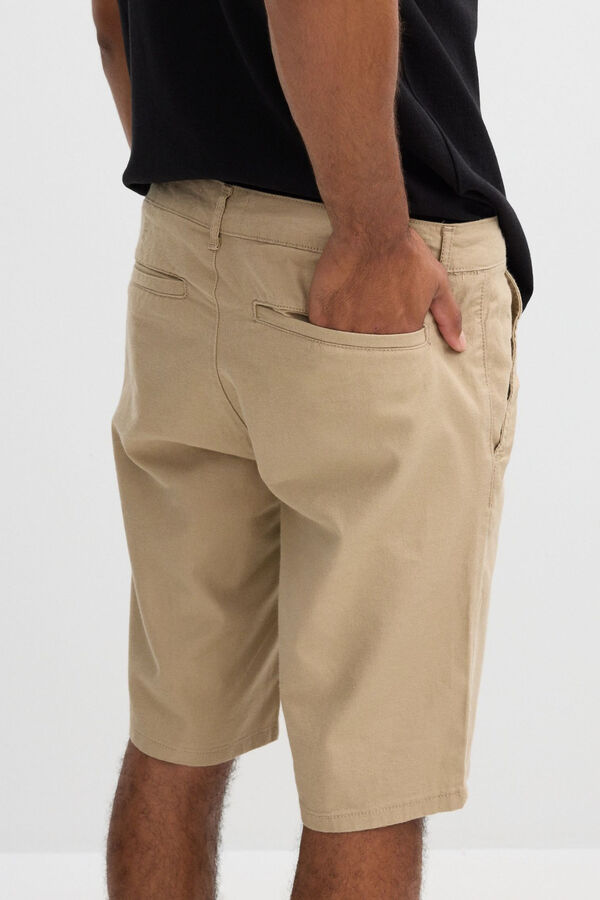 Inside Regular chino Bermuda shorts brown