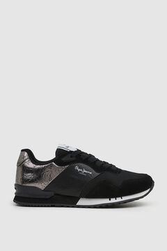 Springfield London Contrast Sneakers fekete