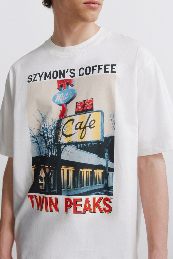 Springfield Twin Peaks T-shirt beige