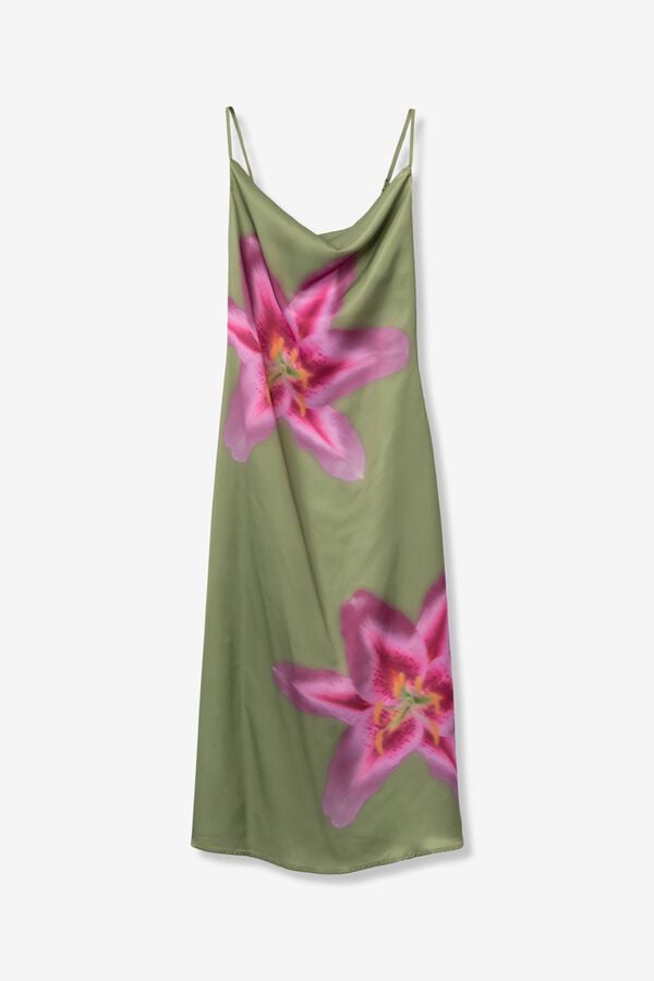 Tiffosi Printed dress green