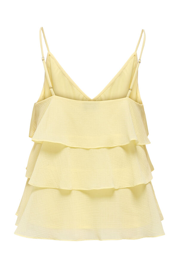 Only Ruffle top printed