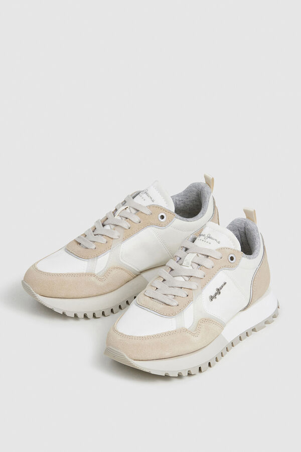 Pepe Jeans Retro running trainers Kaki