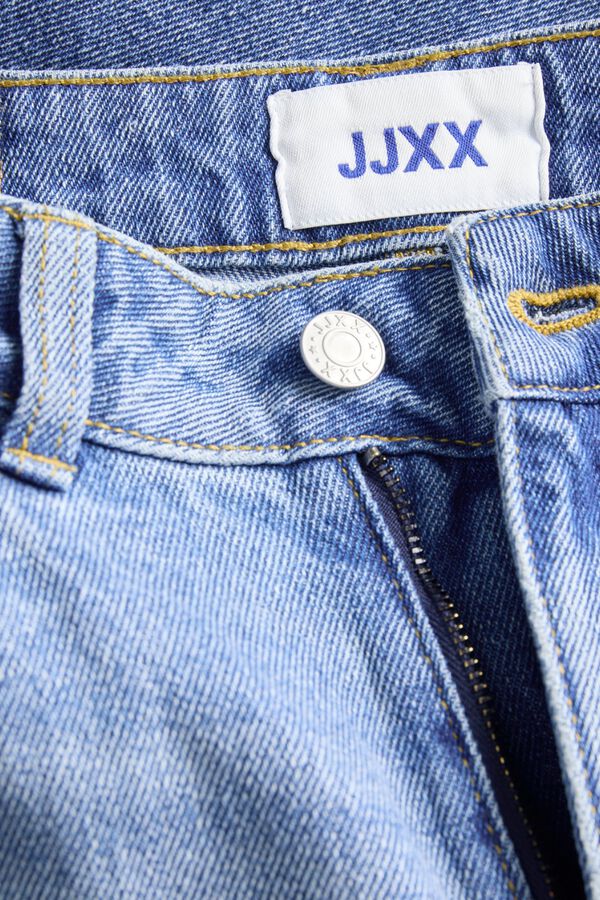 Jack & Jones Pantal&oacute;n vaquero wide leg de tiro alto azul