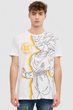 Springfield T-shirt Estampado Dragon Ball branco